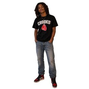 Crooks & Castles Graphic T-Shirt Men's Black Large Streetwear NWT